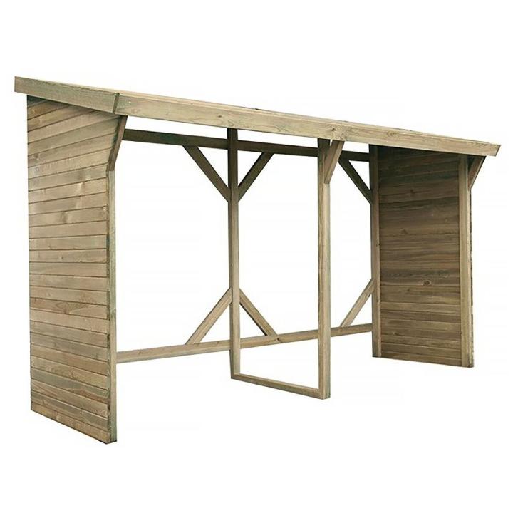 Habitat y Jardin - Refugio de troncos - 2,5 m² - 2,78 x 0,90 x 1,85 m - 5 Stères