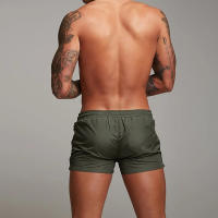 Shorts De Baño Para Hombre Moda Verano Ropa De Playa Boxer Corto Suertudos Cierre Con Cordón Material Poliéster Estilo Casual - details 6