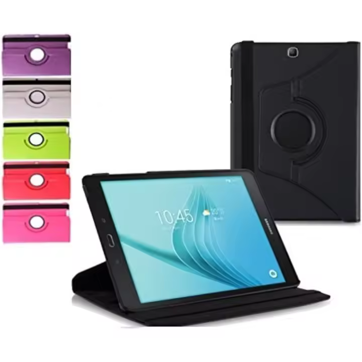 Funda para Tablet Samsung Galaxy Tab A 9.7" SM-T550 / SM-T555 / SM-550 Color Negro Exclusivamente compatible con los modelos Indicados - 1