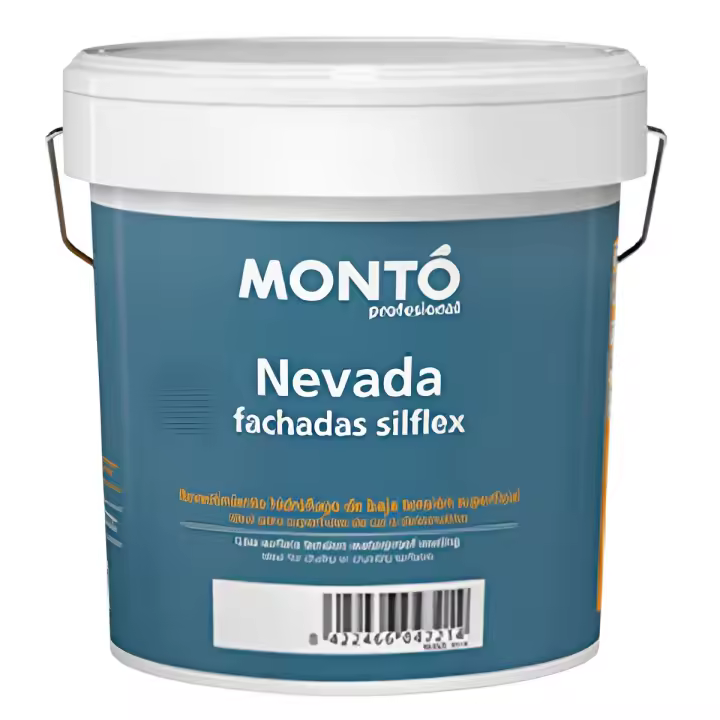 Montó (Valencia) Revestimiento Nevada Silflex para Protección y Decoración de Fachadas y Muros Exteriores - 1