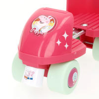 Peppa Pig Patines 4 ruedas, talla 22 a 29, máx. 20 kg, niños +3 años, medidas, talla ajustable, freno delantero, diseño colorido, desarrollo de la motricidad fina y estabilidad, actividades exterior, juegos para niños, deportes niño - details 5