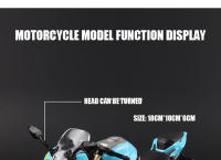 Motocicleta De Juguete CFMOTO Spring Breeze 250SR a Escala 1/12 Aleación De Metal Con Sonido Y Luz Para Colección De Niños Y Adultos - details 2
