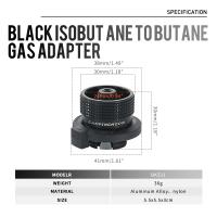 Adaptador De Carburante De Butano BKZ11 CAMPINGMOON Para Camping Y Exterior Acero Inoxidable Recargable Herramienta Manual - details 0
