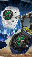 Reloj Militar Para Hombre SANDA Resistente Al Agua 50m Con Pantalla LED Y Cuarzo Deportivo Reloj De Pulsera Grande Con Luz Nocturna Y Alarmas - details 4