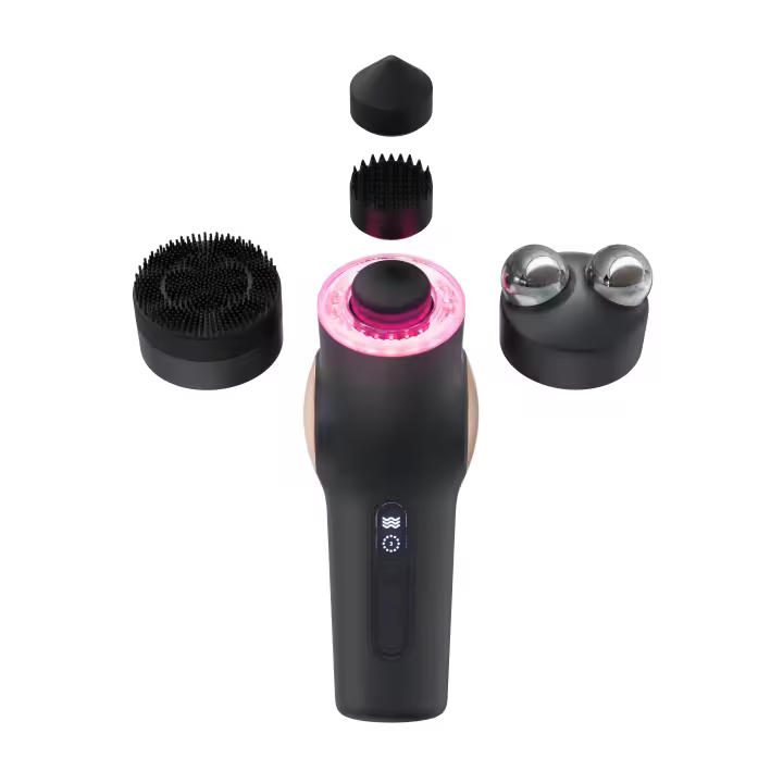 Therabody TheraFace PRO - Masajeador Facial, Dispositivo Avanzado Todo en Uno para Rejuvenecer y Relajar tu Piel con Terapia Percusiva, Microcorrientes, Luz LED y Limpieza Profunda, Reduce Tensión Facial y Mejora la Salud de tu Piell - 1