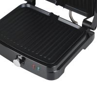 Parrila electrica, grill y plancha electrica, sandwichera con placas grill, 2000 W, apertura de 180º, cuerpo de acero inoxidante. Sokany - details 1