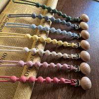Cadena De Chupete Lindo Para Bebé De Silicona Grado Alimenticio Collar De Mordedor Resistente a Altas Temperaturas Anti-Perdido Juguete Para Bebé - details 9