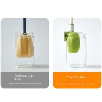 Cepillo De Botella Multifuncional 3 En 1 Con Rotación De 360 Grados Para Lactantes Y Vaso Pequeño Herramienta De Limpieza De La Cocina - details 7