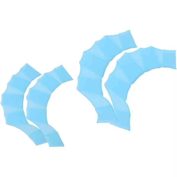 2 Pair Swimming Hand Paddle Frog Silicone Fins Swimming Gloves Webbed Surfing Frog Claw Surfing Paddles Aquatic Swim Snorkeling - 1