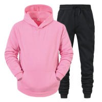 Conjunto Deportivo Para Hombre Con Suéter Y Pantalones Hoodies + Jogging Ropa Deportiva Casual Primavera Otoño Tracksuit - details 4