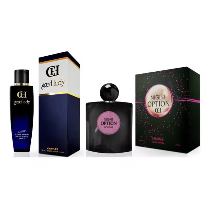 PACK AHORRO SUPERVENTAS PARA MUJER-----OPTION NIGHT EDP 100ML Y GREAT LADY EDP 100ML -------MARCA CHATLER - 1