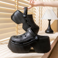 Zapatillas De Plataforma Gruesa Para Mujer Sandalias Antideslizantes De Playa Moda Verano Suela De EVA Clogs Tacón Alto - details 6