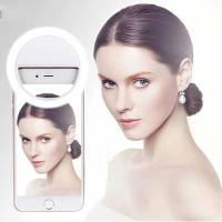 Lente De Teléfono LED Con Luz Ajustable Para Auto-Selfie Luz De Rostro Para Videos De TikTok Y Streaming De Vivo Para Mujeres Luz De Maquillaje - details 1