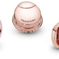 Pandora - Abalorio chapado en oro 787970EN160, talla única, Plata, No aplicable,Viene con embalaje de caja de regalo original. - details 0