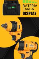 LYUWO Llave De Impacto Eléctrica 380NM Sin Escobillas Herramienta De Reparación Automotriz Compatible Con Batería Makita - details 12