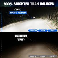Faros LED H4 30000LM Universal Para Todos Los Coches Bombillas De Luz Turbo H7 H1 H3 H11 H8 H9 9005 9006 HB3 HB4 CSP Chip 9012 5202 9004 9007 H13 H27 880 881 12V 6000K - details 4