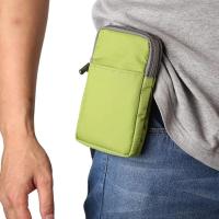 Bolso bandolera para teléfono móvil, minibolso de muñeca de 6,5", deportivo, bandolera, bolsillos con mosquetón de seguridad. - details 0