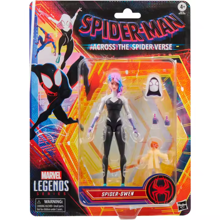 Figura Spider-Gwen Across The Spider-Verse Spider-Man Marvel 15cmFigura  Coleccionable - Idea de Regalo- Mercancia Oficial - Juguetes para Niños y Adultos - Movies Fans - Muñeco para Coleccionistas y Exposición - 1