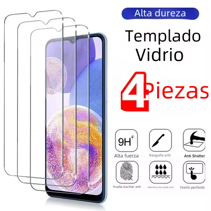 Protector De Pantalla De Vidrio Templado Para Xiaomi Redmi 8 8A 7 7A 6A 6 K30 Note 8 8T 7 6 pro Pack De 4 Piezas Compatible Con XIAOMI - 1