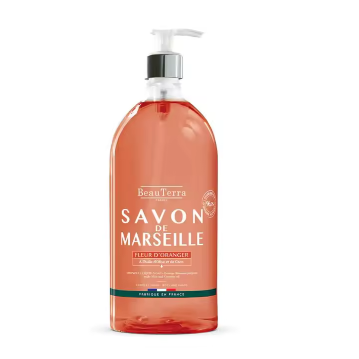 BeauTerra Jabón De Marsella Flor De Naranjo 300 ml - 1