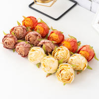 5pcs Flores Artificiales De Seda Rosa Para Boda Decoración Del Hogar Fiesta Navidad Cumpleaños Artesanía De Mesa Decoración De Eventos - details 4