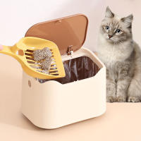 Caja De Arena Para Gatos Portátil Con Puerta Cerrada Completa Desmontable Inodoro Para Gatos Medianos Grandes Conejos Y Otros Animales Pequeños - details 2
