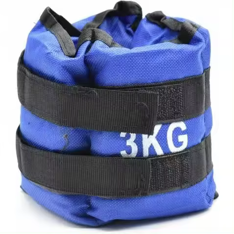 2x Pesas para muñecas tobillos 3 kg totales 1,5 kg cada uno tobilleras, muñequeras deportivas gimnasio mancuernas - 1