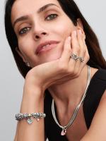 Pandora - Charm de Mamá with Corazones-Plata de Legislación - details 4