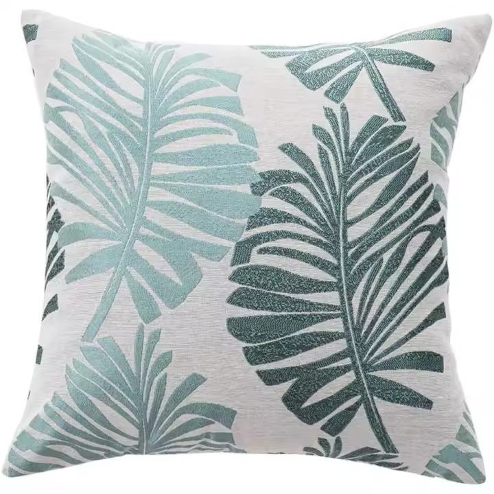 cm, 2 fundas de almohada de lino de 45x45 con oculto, para sofá y decoración del hogar. cm, , Decoración. - 1