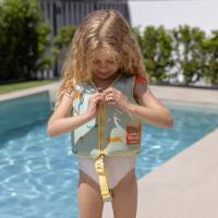 Flamingueo Chaleco Natación Niños Chaleco Piscina Chaleco Agua Niños Neopreno y Espuma EPE Correa Ajustable Chaleco Playa Niños 3-6 años - details 3