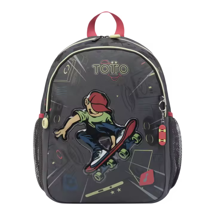 Totto Mochila infantil Muskas -Dimensiones:28 x 40 x 15 cm-Material:Poliester - 1