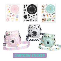 Funda Transparente Para Fujifilm Instax Mini 12 Con Correa De Hombro Y Estuche De Almacenamiento Con Pegatinas Lindas Accesorio De Cuidado Para Cámara Instantánea - details 0