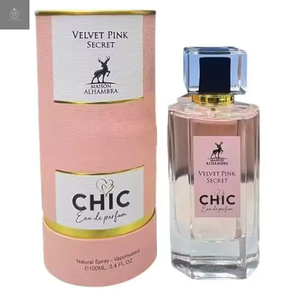 Velvet Pink Secret 100 ML- Maison Alhambra - MAISON ALHAMBRA Perfumes mujer   MADE IN DUBAI - 1