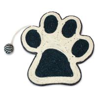 Rascador para gatos huella negro con bola - 40 x 36 cm Arquivet - details 0