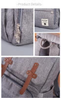 Bolso De Diáspares Para Bebé Insular Gran Capacidad Bolsa De Camarón Para Carrito De Supermercado Estilo Mochila Para Mamá En Embarazo - details 32