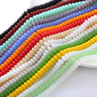 76pcs Bolas De Rueda 5x8mm Hechas a Mano Vidrio Buddha Bolas Llanas Redondas Cristal Abacus Bolas Accesorios De Joyería - details 0
