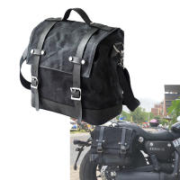 Bolsa Lateral Impermeable Para Motocicleta Universal Retro Para Asiento Trasero Y Electricidad Material De Cuero Para HONDA CM300 500 - details 2