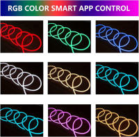 Cinta LED Neón RGB De 5M Con Control Remoto USB 5V Luz Flexible Cambio De Color Para Decoración Interior De Dormitorio - details 7
