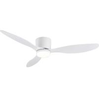 Meimon Ventilador de techo con luz LED y control remoto, ventilador con mando a distancia color madera y blanco, diámetro 105 cm, Voltaje: 85-265V, Ideal para salones, dormitorios o zonas de descanso que buscan una solución moderna, funcional y elegante. - details 0