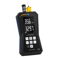 PCE Instruments Termohigrómetro con conexión para termoelemento tipo K / Rango: -20 ... +60 ºC Acumulador recargable / Interfaz de datos micro USB / Software / Memoria para 32 000 valores  / Opcional: Certificado de calibracion ISO  PCE-THD 50 - details 0
