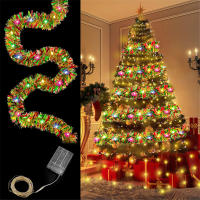 Guirnalda De Navidad Dingion De 16 Pies Con LED Y Metálico Brillante Decoraciones Colgantes Para Fiesta De Navidad Interior - details 2