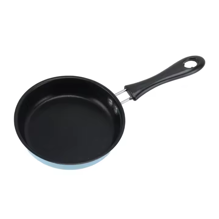 Sartén Mini De 12cm En Maple Inoxidable Antidesborde Inducción Redonda Para Desayuno Freir Huevo With Mango Largo - 1