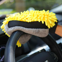 Guantes De Limpieza Para Coche Grande Microfibra Impermeables De Pelusa Chenille Para Cera Y Detallado De Automóviles Cuidado Doble Cara - details 3