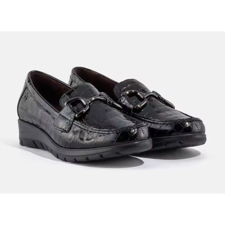 Mocasín Pitillos 2700 piel charol negro - 1
