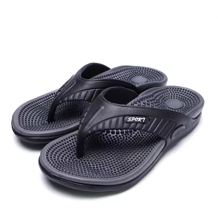 YRZL Sandalias De Playa Para Hombre Con Masaje Granulada Cómodas Casuales Para El Hogar Y Baño Zapatos De Verano EVA - 1