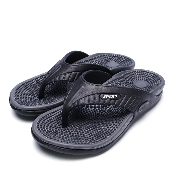 YRZL Sandalias De Playa Para Hombre Con Masaje Granulada Cómodas Casuales Para El Hogar Y Baño Zapatos De Verano EVA - 1