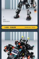 Kit De Construcción De Bloques SWAT 585pcs 8en1 Camión De Comando Estación De Policía Helicóptero De La Ciudad Juguetes Educativos Para Niños - details 10