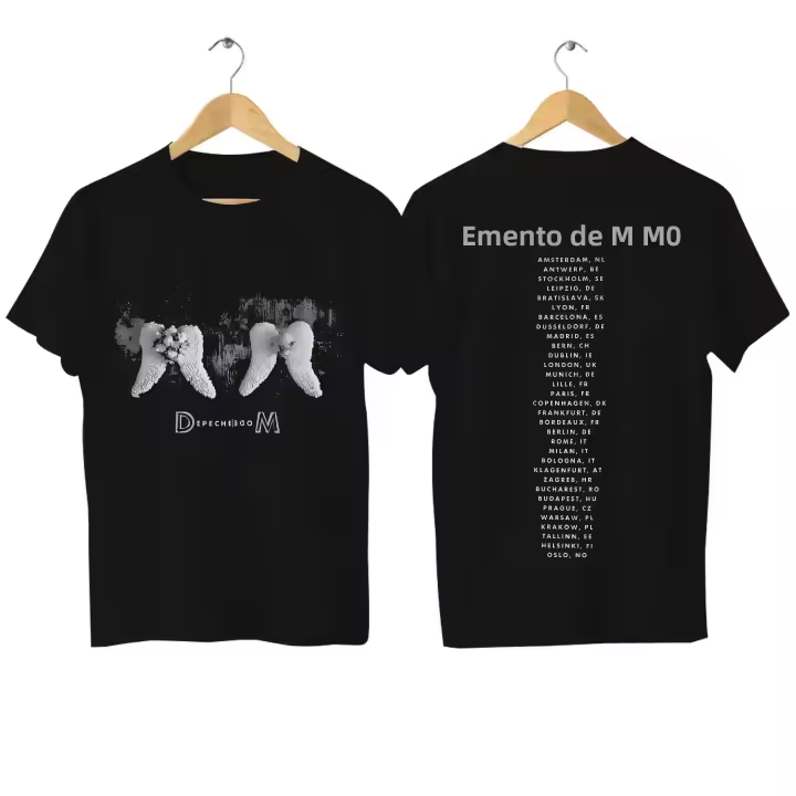 Camiseta Para Hombre 2024 Estilo Casual Depeche Negative Skull Moda T-Shirt Gráfica Oversize Deportiva Transpirable Y Cómoda Streetwear Tallas S-4XL - 1