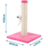 LILI HOME Rascador para Gatitos - Desde Pequeño hasta Grande disponibles en una variedad de modelos y tamaños. Diseñados para satisfacer las necesidades naturales de rascado y juego de los gatos, estos rascadores son tanto funcionales como divertidos. - details 4