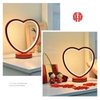 Lámpara De Mesa LED En Forma De Corazón Pequeña Para Habitación Boda Y Día De San Valentín Luz Nocturna Para Novios Blancas Para Lámpara De Mesa HVIERO - details 9